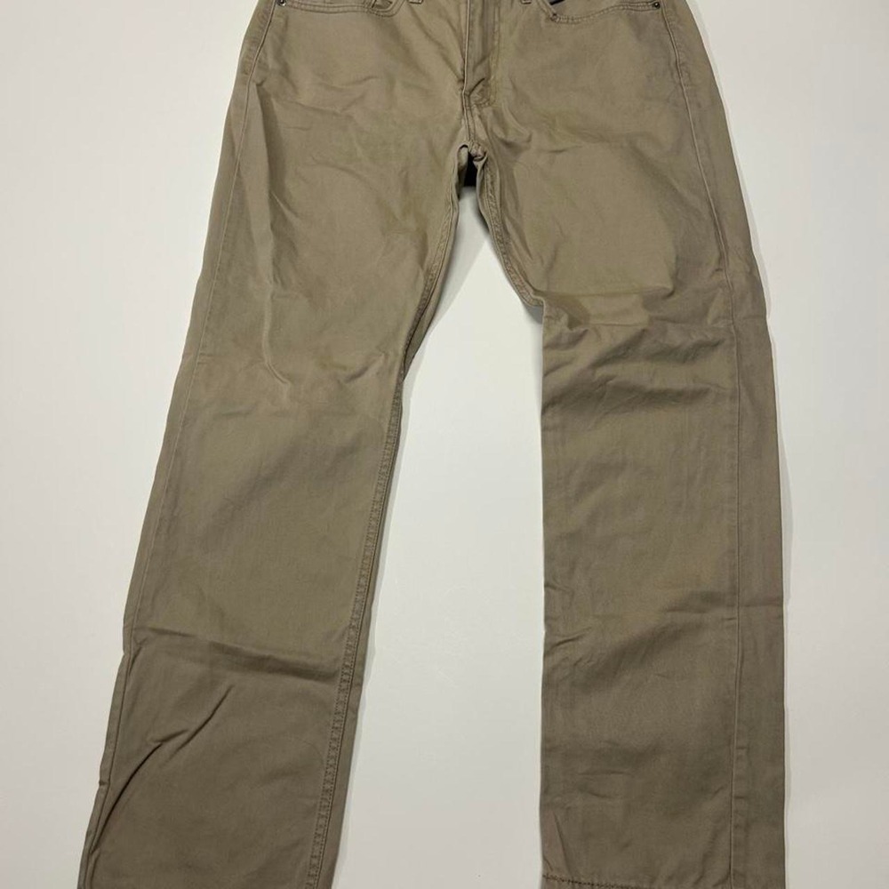 Levi's 514 Straight Leg Khaki Tan Jeans Mens Size 34x32